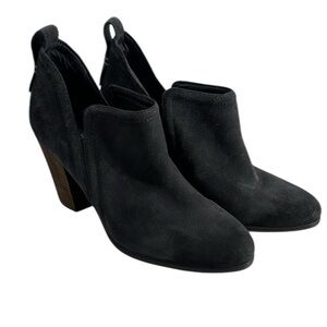 Vince Camuto Francia Bootie Dark Grey Suede sz 10